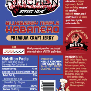 Blueberry Maple Habanero Jerky